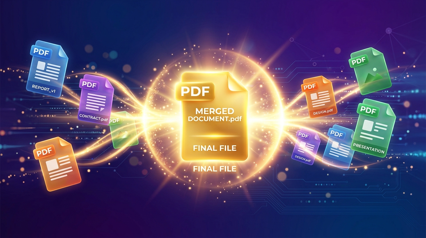 How to Merge PDF Files Online Free — Sahioye Merge PDF